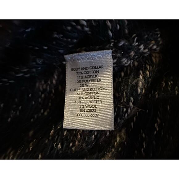 Christopher & Banks Knit Button-Front Cardigan XL MarledKnit Cottagecore Preppy - Picture 7 of 7